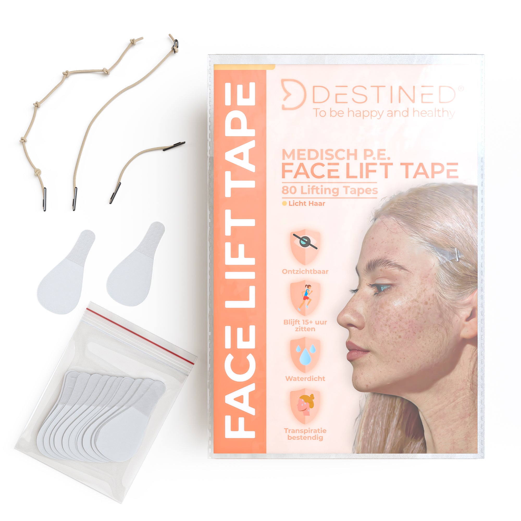 Facelift Tape Bruin haar