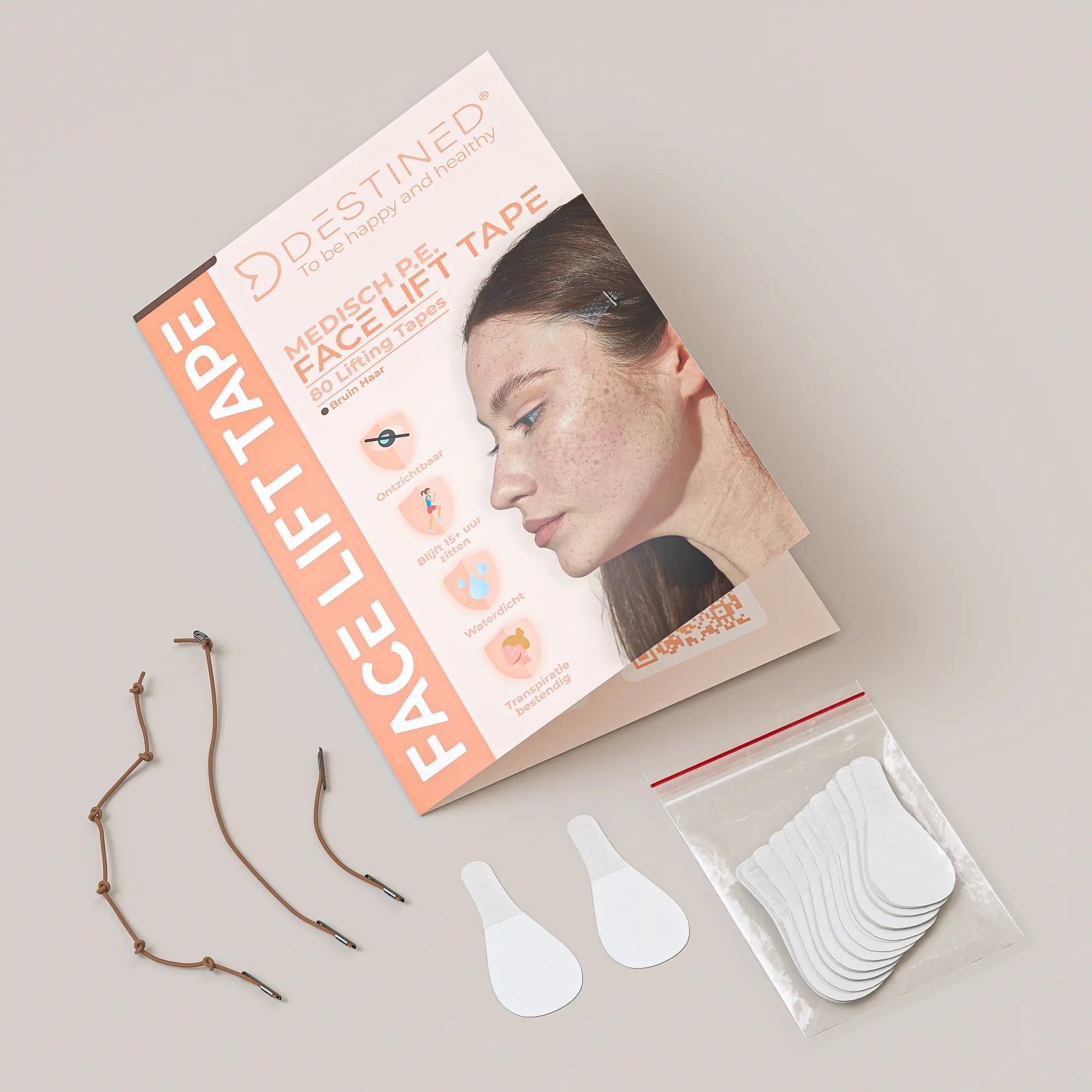 Facelift Tape Bruin haar