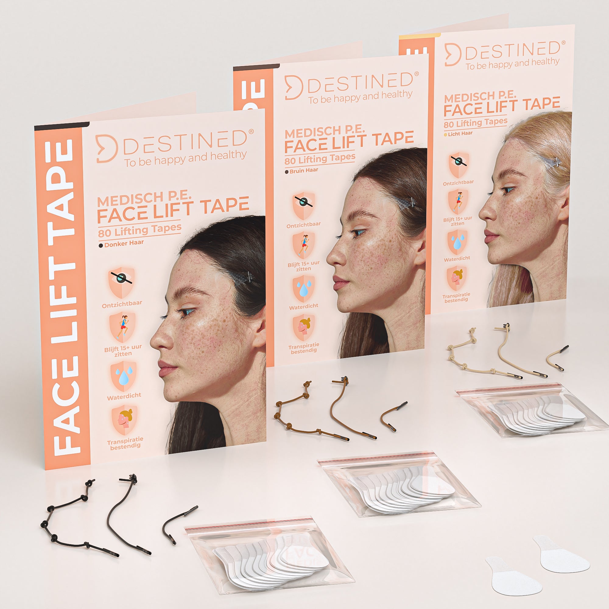 Facelift Tape Bruin haar