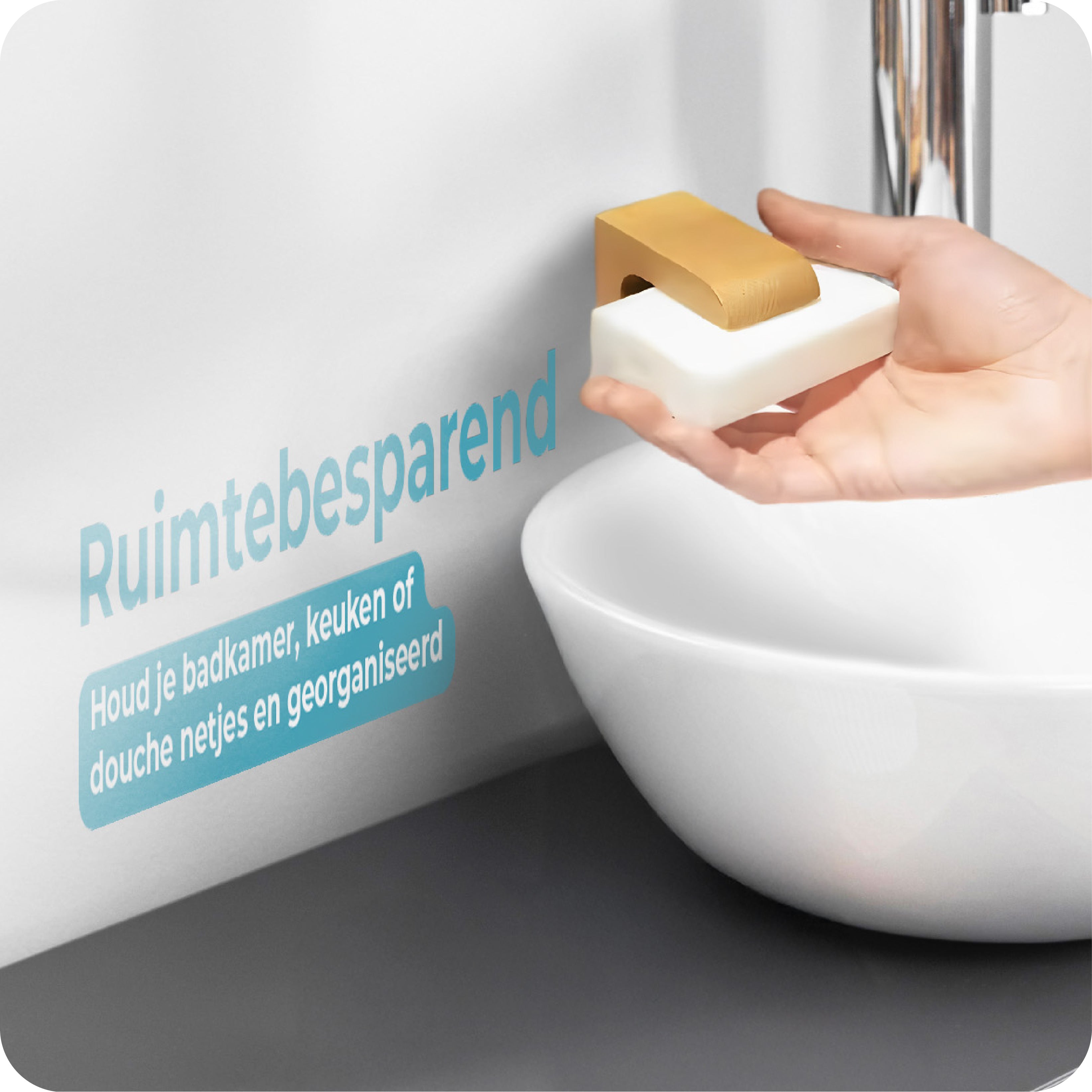 Zwevende Zeephouder