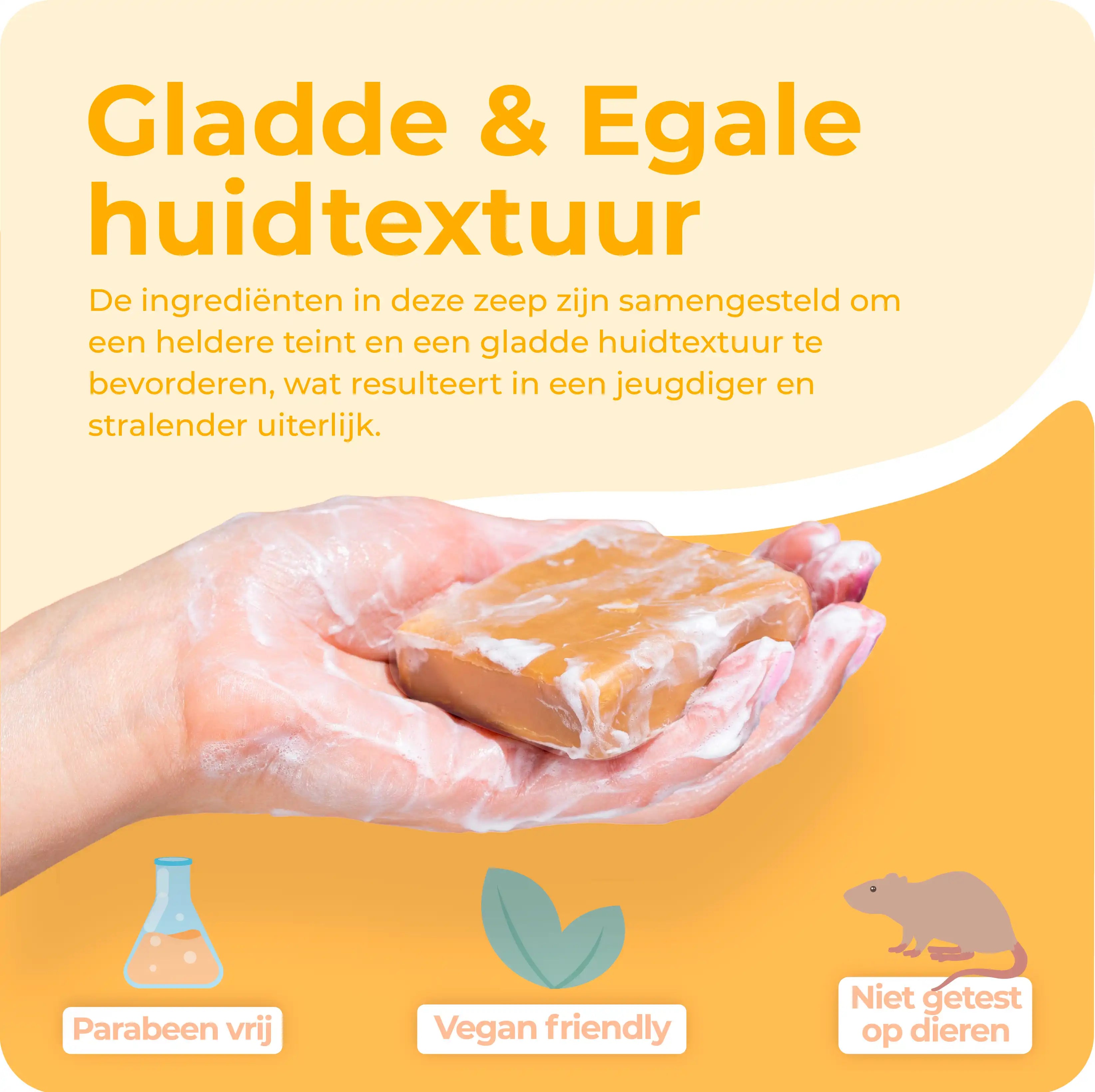 Q10 Kurkuma zeep | Collageen Booster Bar