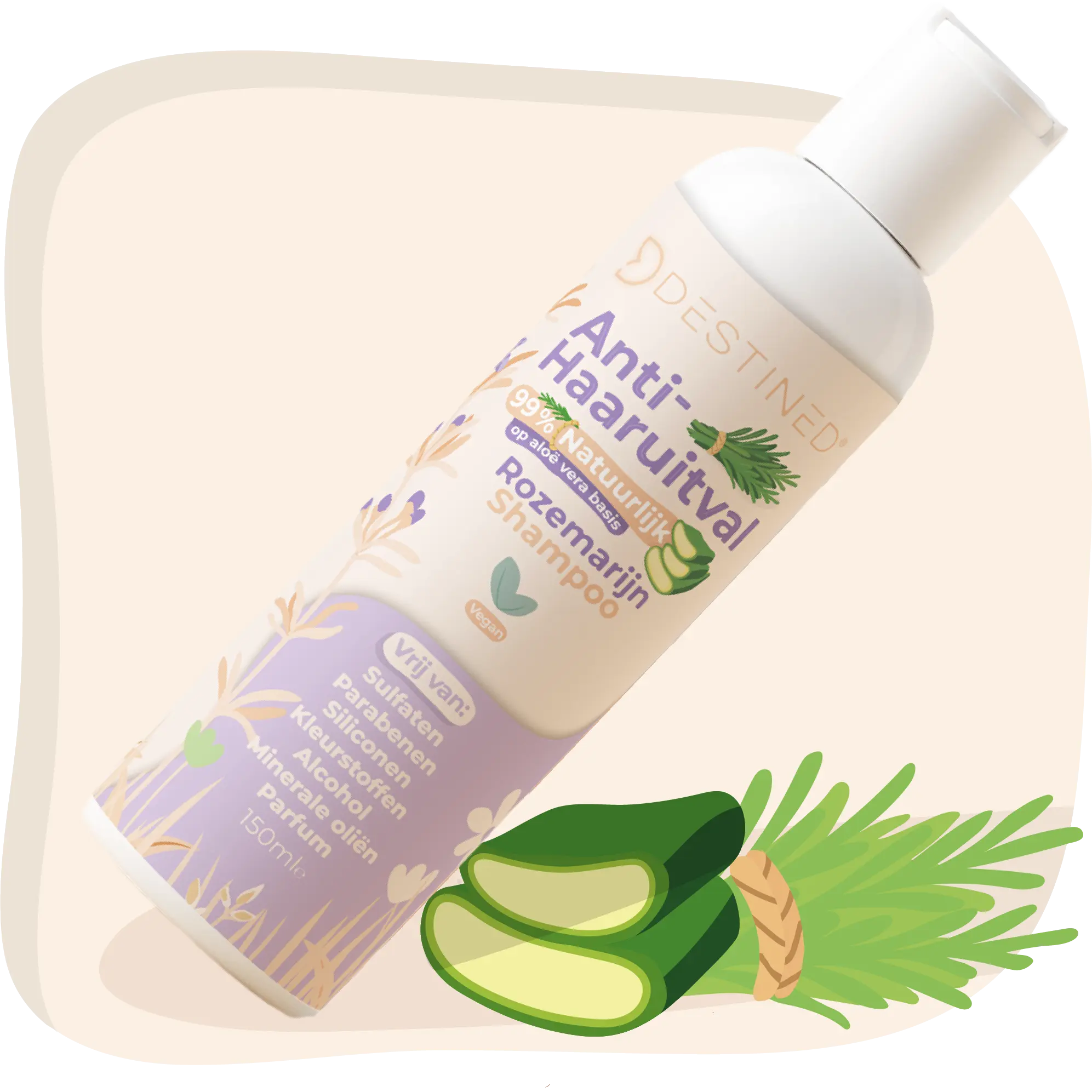 Anti-Haaruitval Shampoo | Rozemarijn & Aloë vera